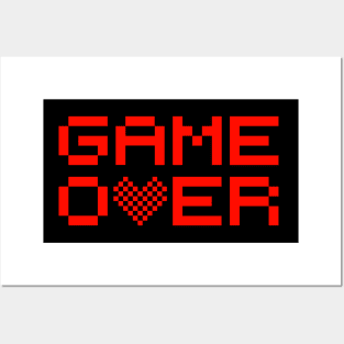 Game over Posters and Art